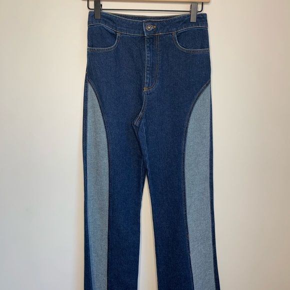 NWOT Free People Flip It and Reverse It Flare Jean - Picture 2 of 6